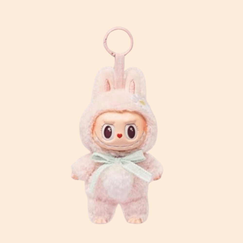 Labubu Plush Keychain - 5.5 Inch Super Soft Collectible Keyring For Bags, Gifts & Home Decor