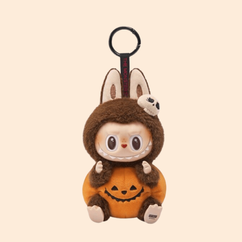 Labubu Keychain – Halloween Party Sitting Pumpkin