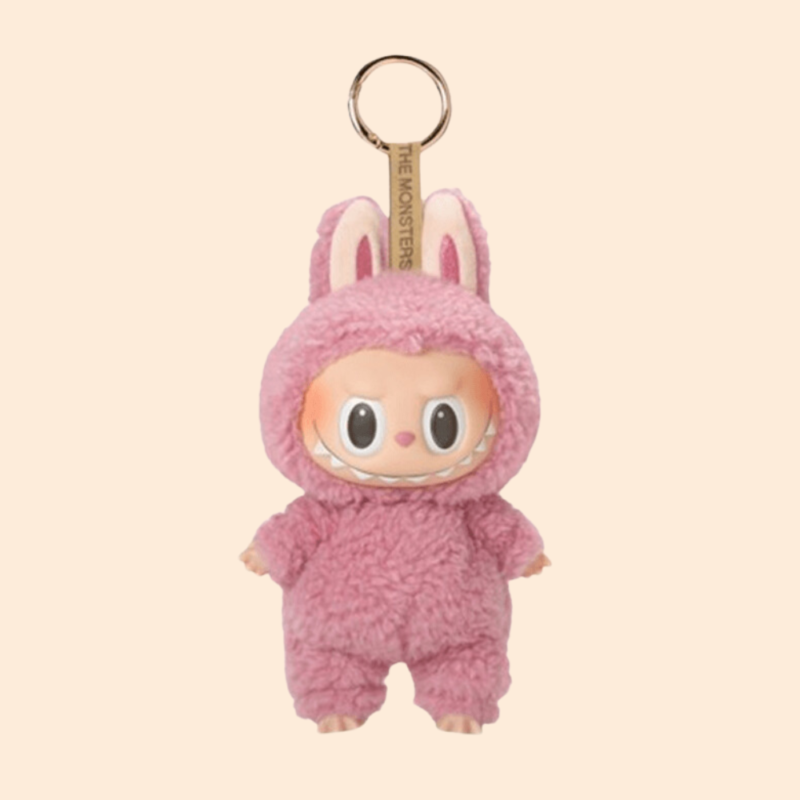 Labubu Keychain – Tasty Macarons Lychee Berry