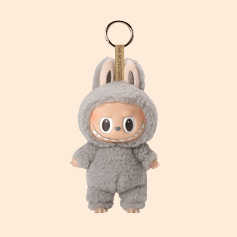 Labubu Keychain – Tasty Macarons Sesame Bean