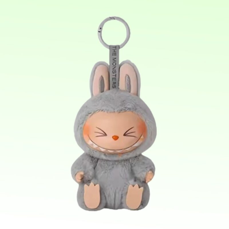 Labubu Happy Plush Keychain