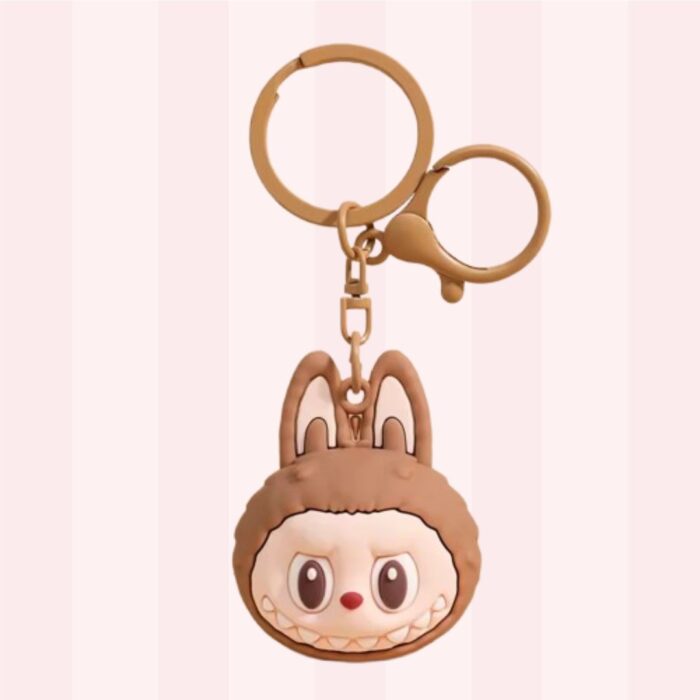 New Brown Face Labubu Keychain