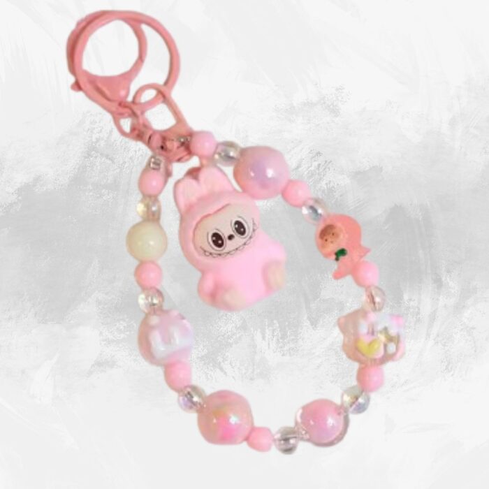 Labubu Creative Keychain Pink