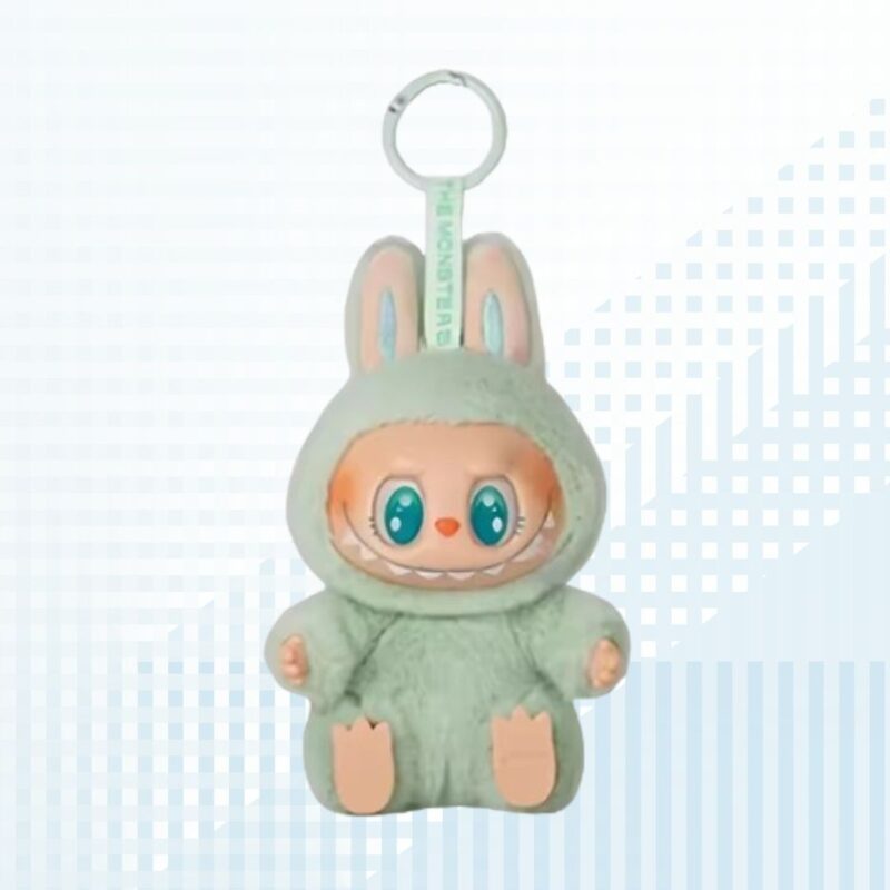 Labubu Grieved Plush Keychain