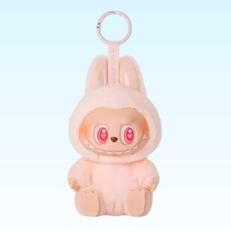 Labubu Shy Plush Keychain