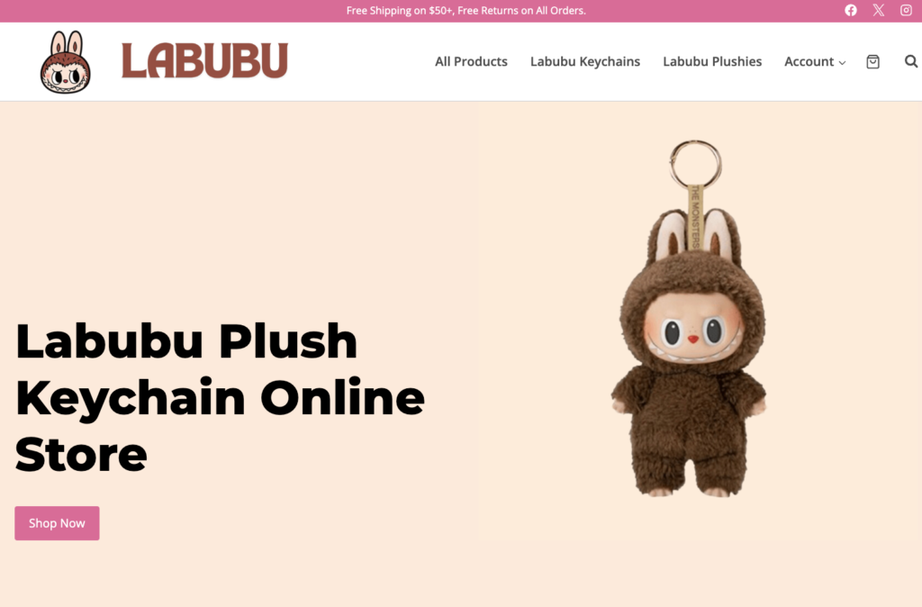 Labubu Keychains Store