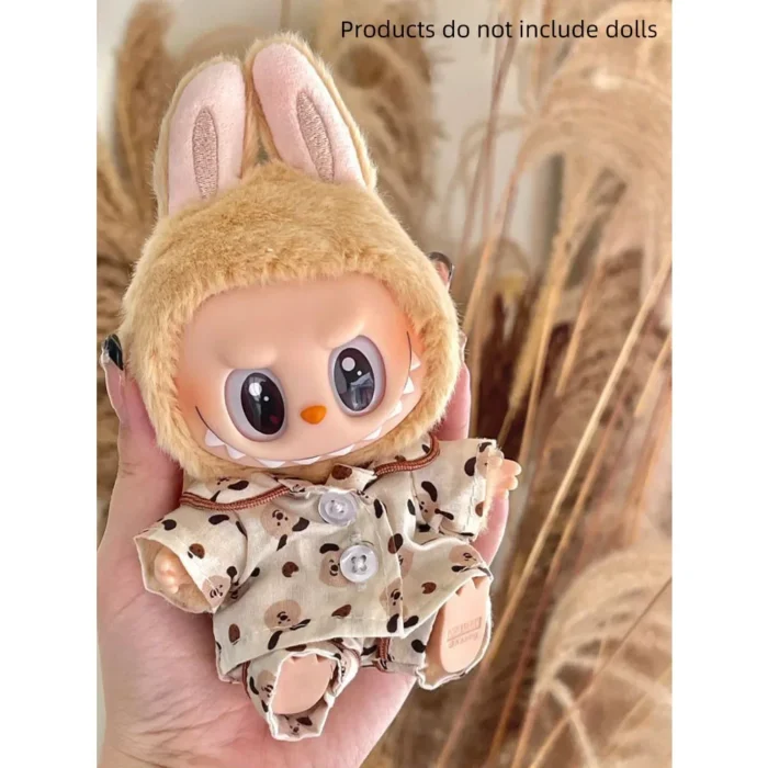 Labubu Pajama Set – Cozy Outfit for 17/38cm Labubu Dolls - Image 12